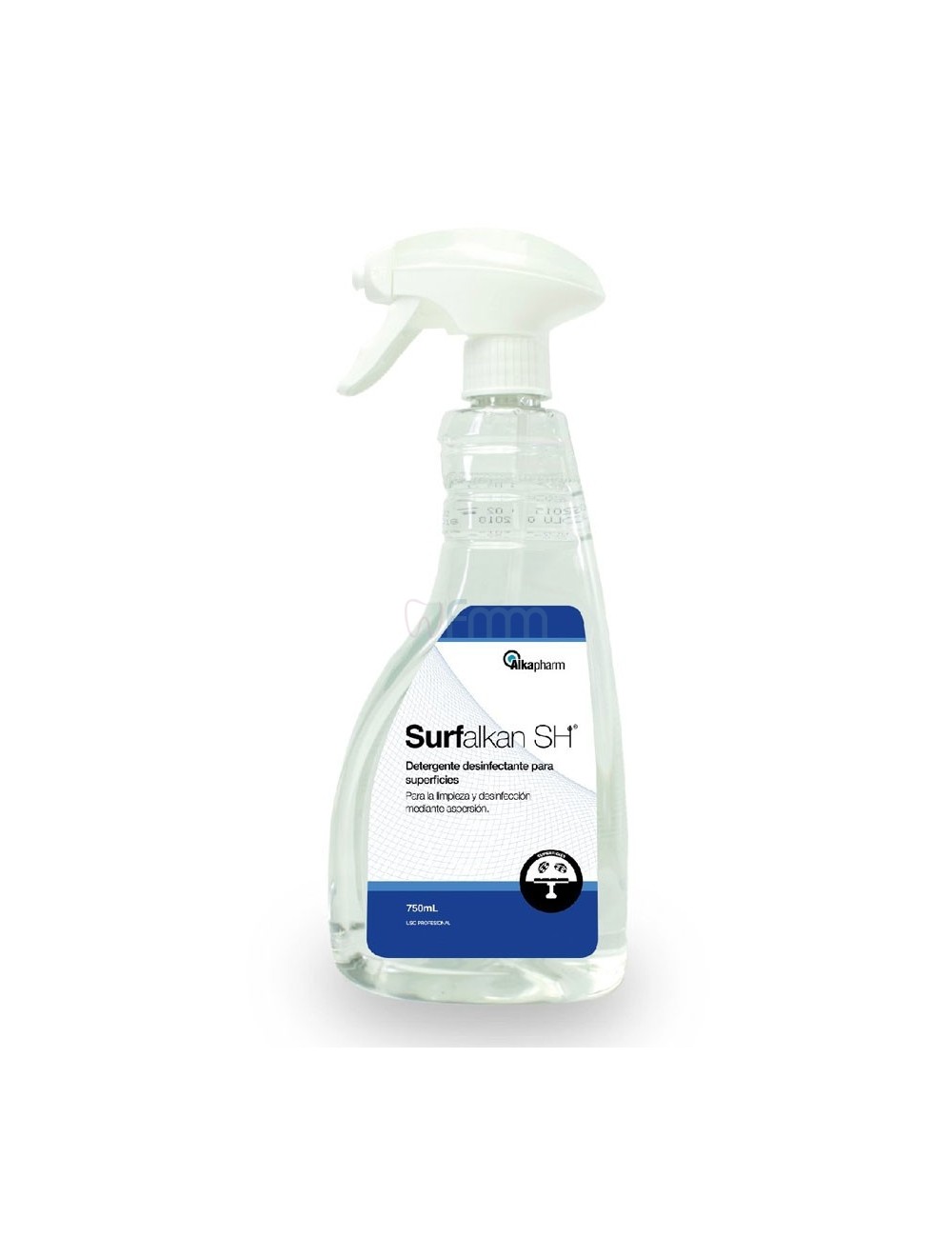 SURFALKAN SH FLACON 750ML SPRAY SURFACE DESINFECTANT MOUSSANT (X12)