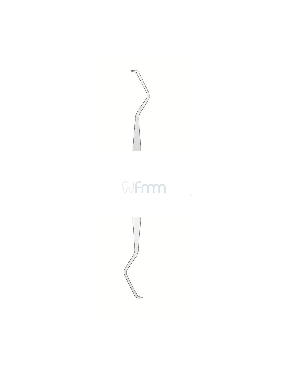 CURETTE DE GOLDMAN FOX 3 DOUBLE EXTREMITE