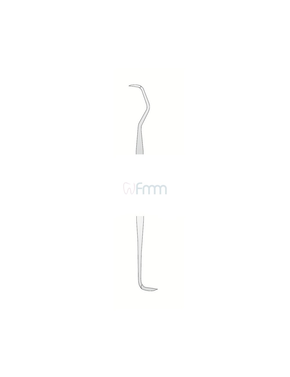 CURETTE DE GOLDMAN FOX 2 DOUBLE EXTREMITE