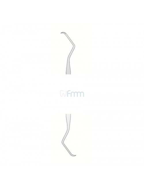 CURETTE DE GOLDMAN FOX 4 DOUBLE EXTREMITE