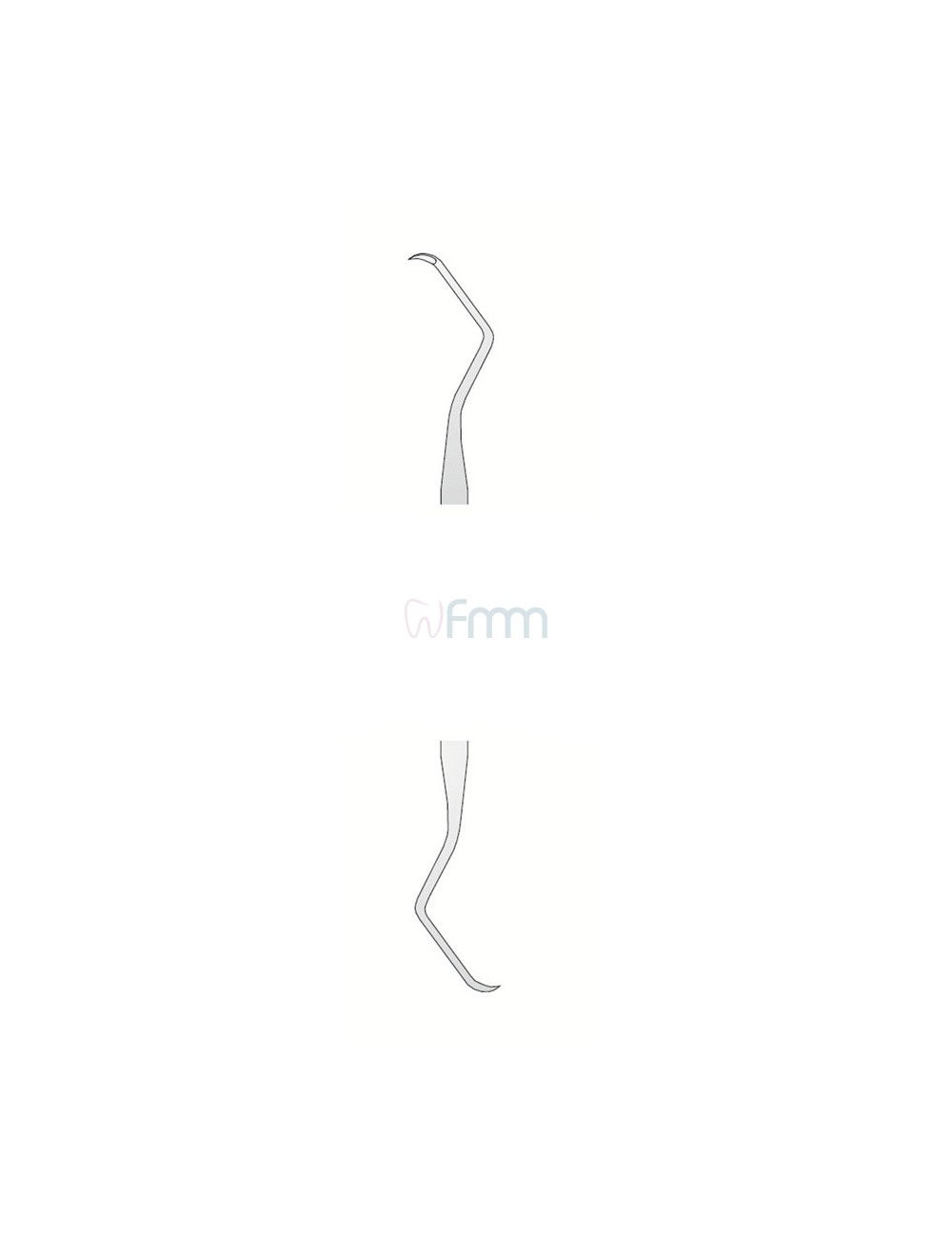 CURETTE DE GOLDMAN FOX 4 DOUBLE EXTREMITE