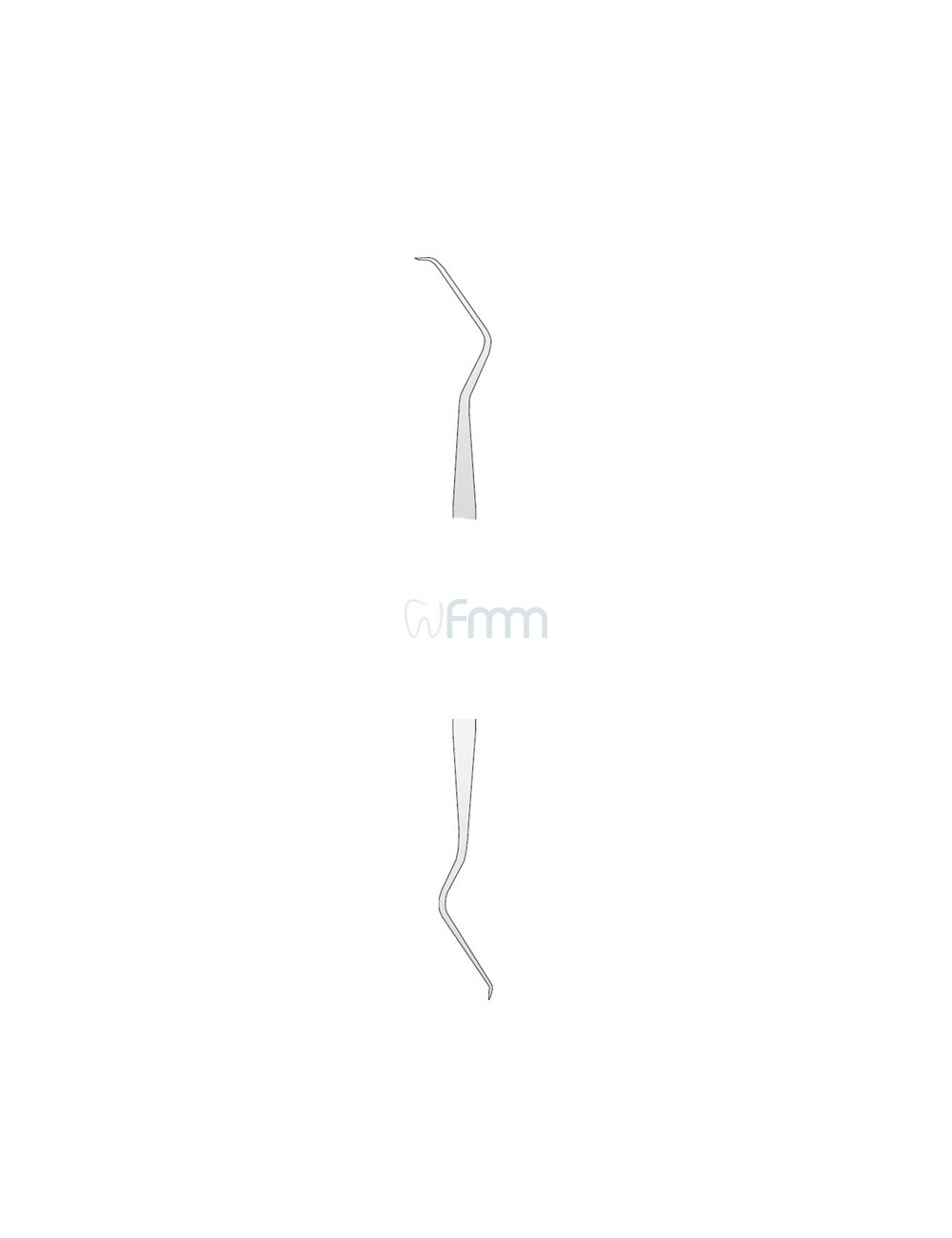 CURETTE DE GOLDMAN FOX 6 DOUBLE EXTREMITE