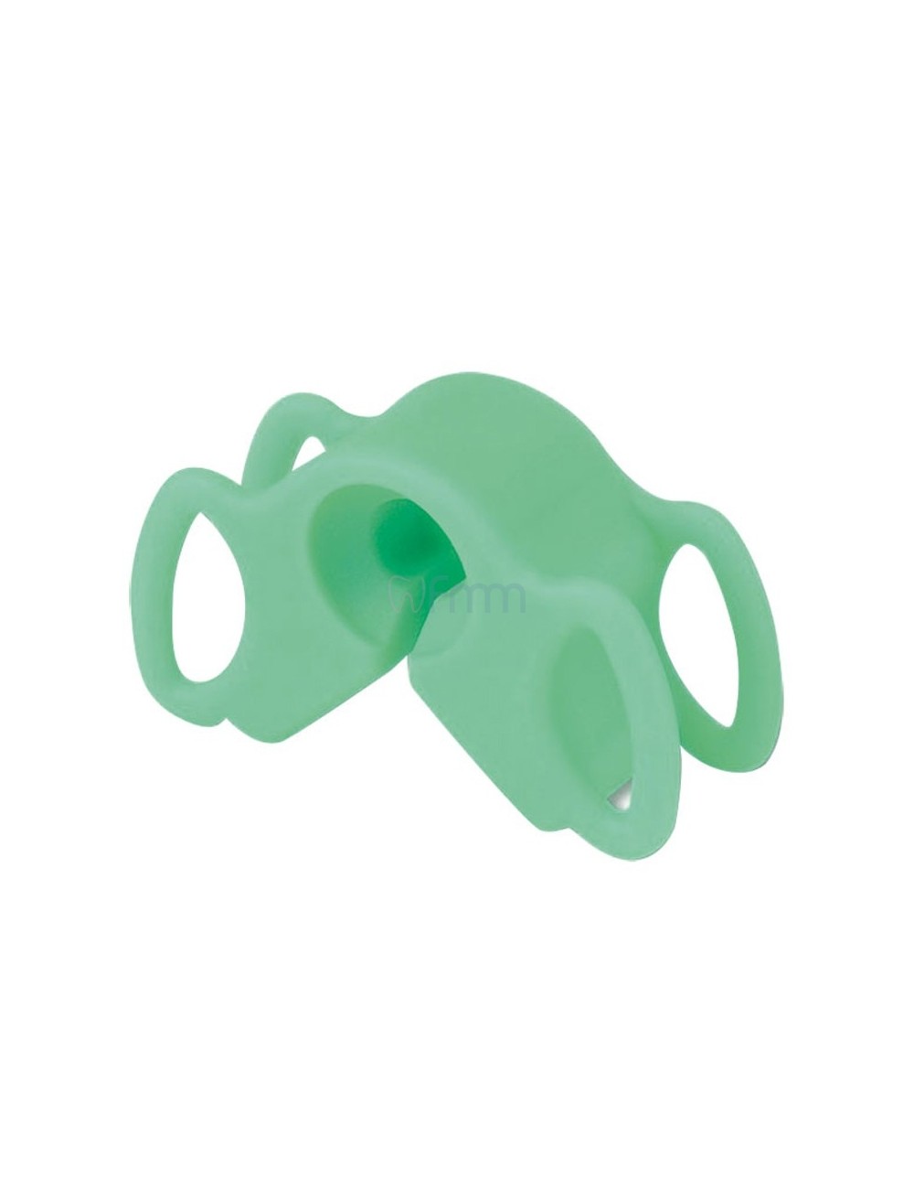 JEU DE 12 CALE-BOUCHE EN SILICONE VERT BITE-BLOCKS + 1 ECARTE-JOUE