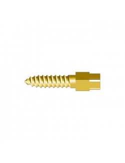 SCREW-POST GOLD PLATED R&S LG 11, 8MM N°6 DIAM.1,80 MM, BOITE DE 12