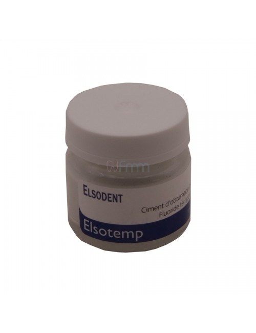 ELSOTEMP CIMENT PROVISOIRE FLUORE POT DE 28 GRS (TYPE CAVIT) BLANC