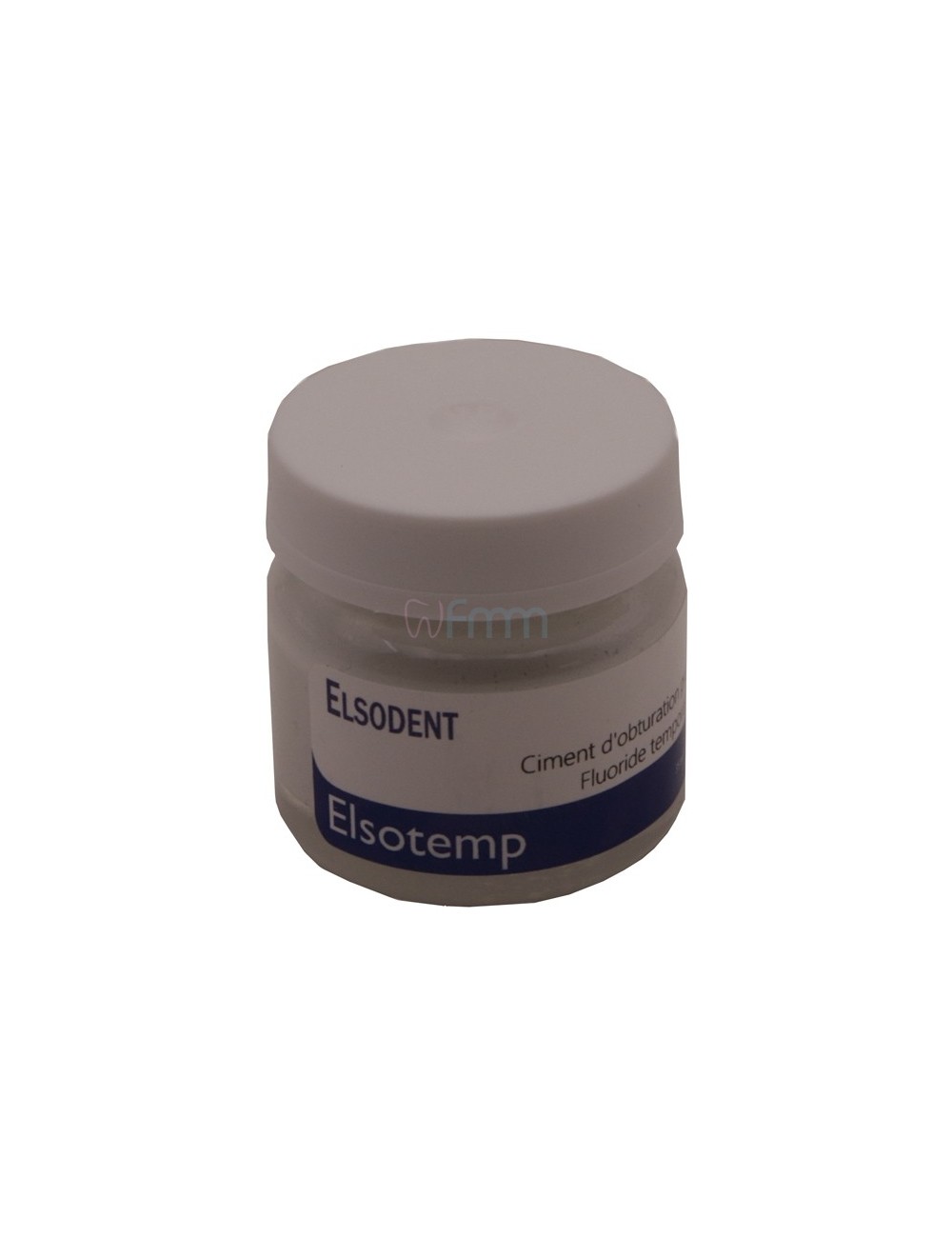 ELSOTEMP CIMENT PROVISOIRE FLUORE POT DE 28 GRS (TYPE CAVIT) BLANC