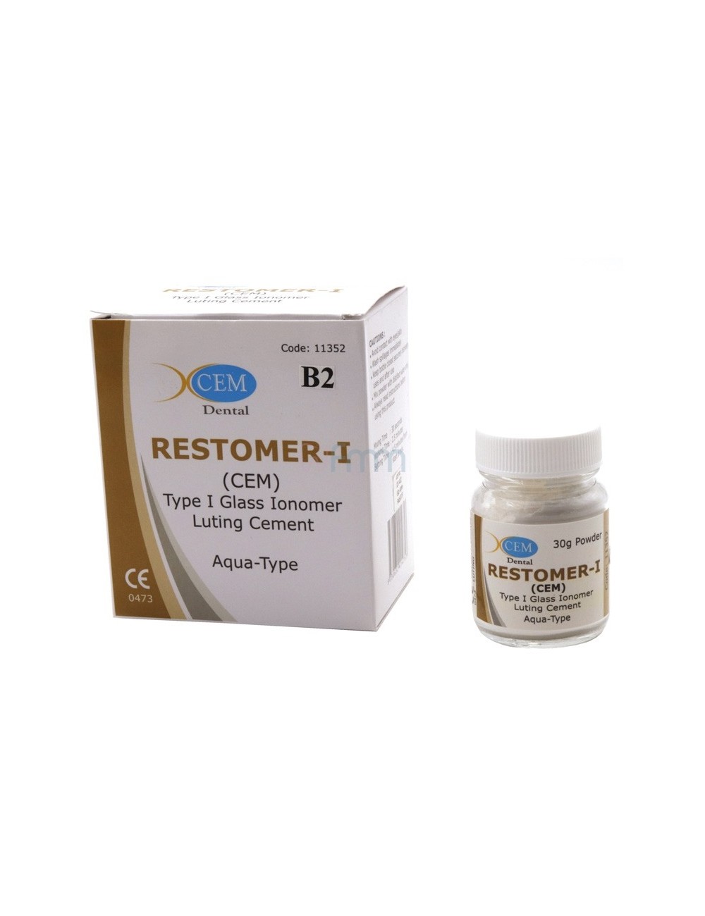 RESTOMER CEM I CIMENT DE SCEL. VERRE IONOMERE 30 GRS