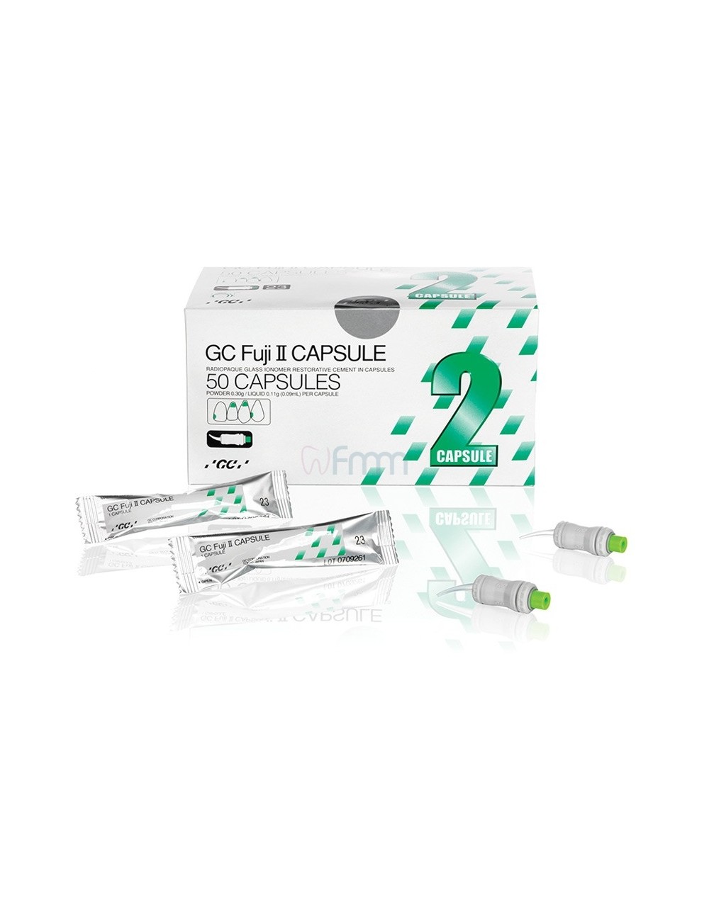 GC FUJI II CAPSULES COFFRET DE 50 ASSORTIES