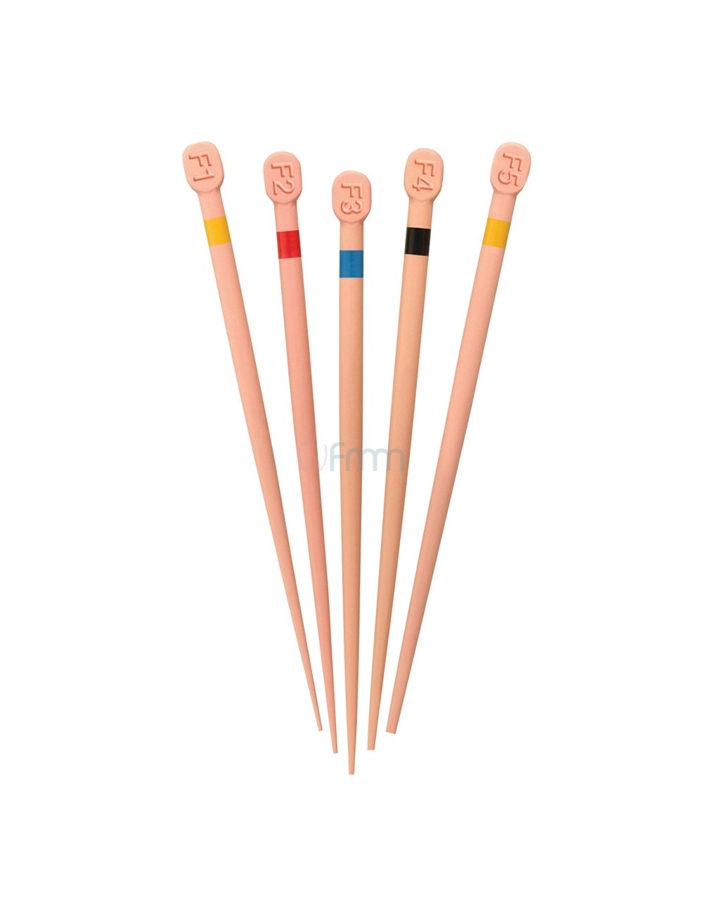 POINTES GUTTA PROTAPER GOLD ASSORTIES F4 A F5, BOITE DE 60