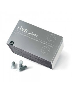 RIVA SILVER VERRE IONOMERE AUTOPOLYMERISABLE BOITE DE 50 CAPSULES