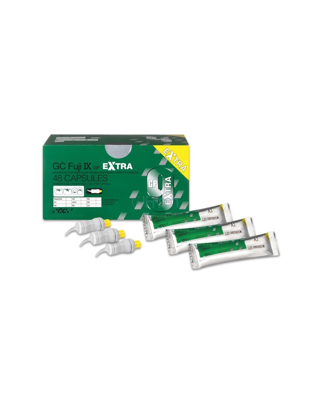 GC FUJI IX GP EXTRA, 1-1 PACK, A3 (15 GRS POUDRE, 6,4 ML LIQUIDE)