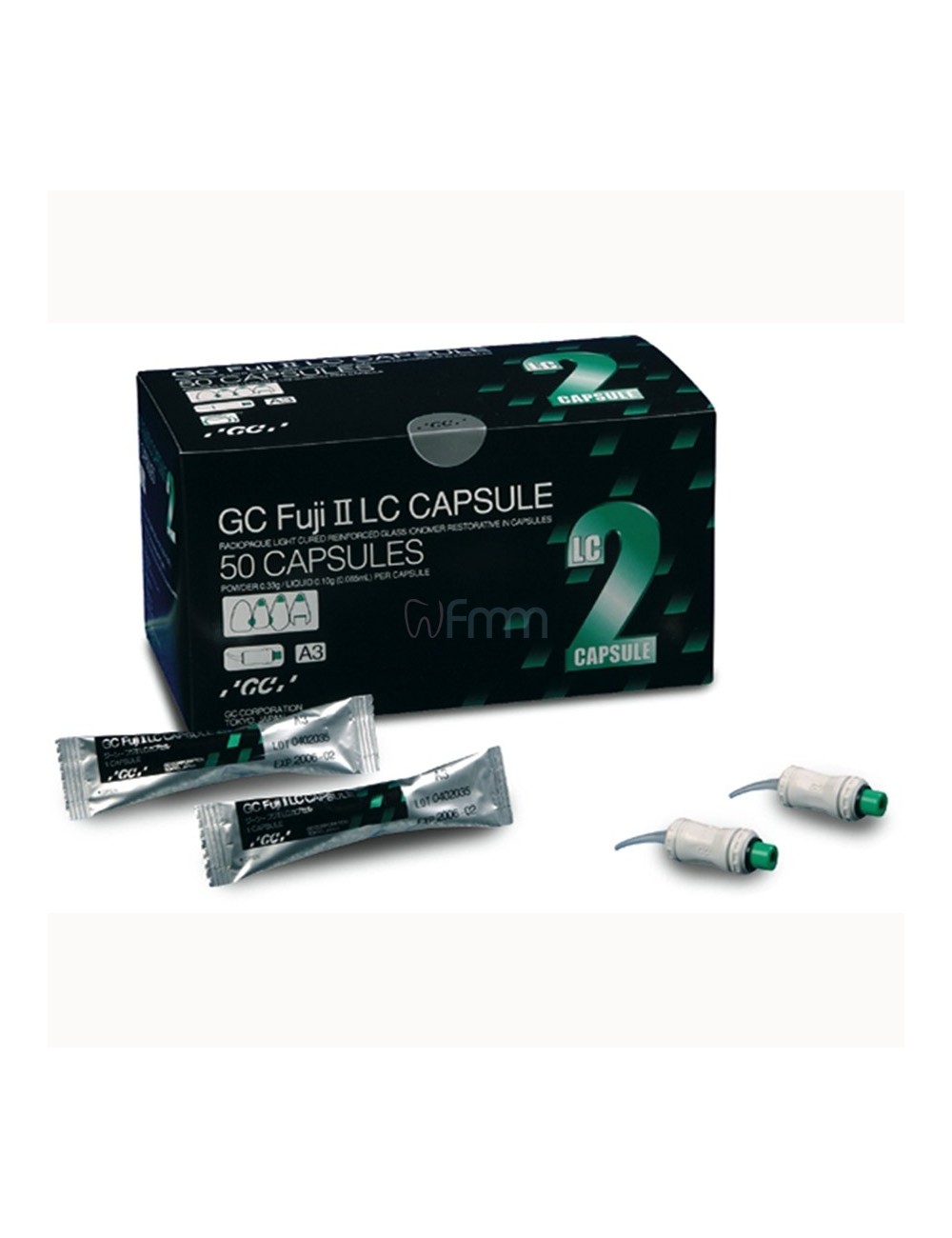 GC FUJI II LC IMPROVED 50 CAPSULES A2