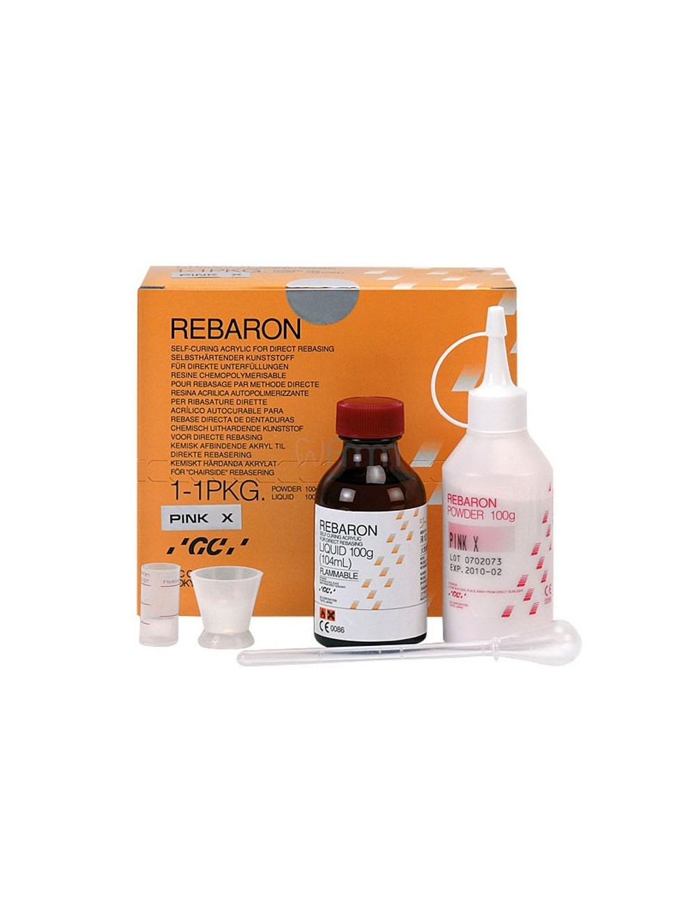 GC COFFRET REBARON POUDRE 100 GRS N°3 ROSE + FLACON 104 ML, REBASAGE*