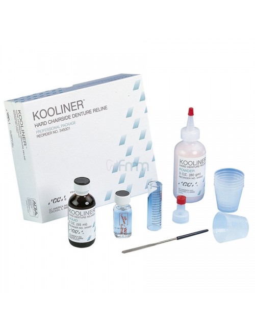 GC KOOLINER RESINE DURE REBASAGE AUTOPOLYMERISABLE 80 GRS + 55 ML*