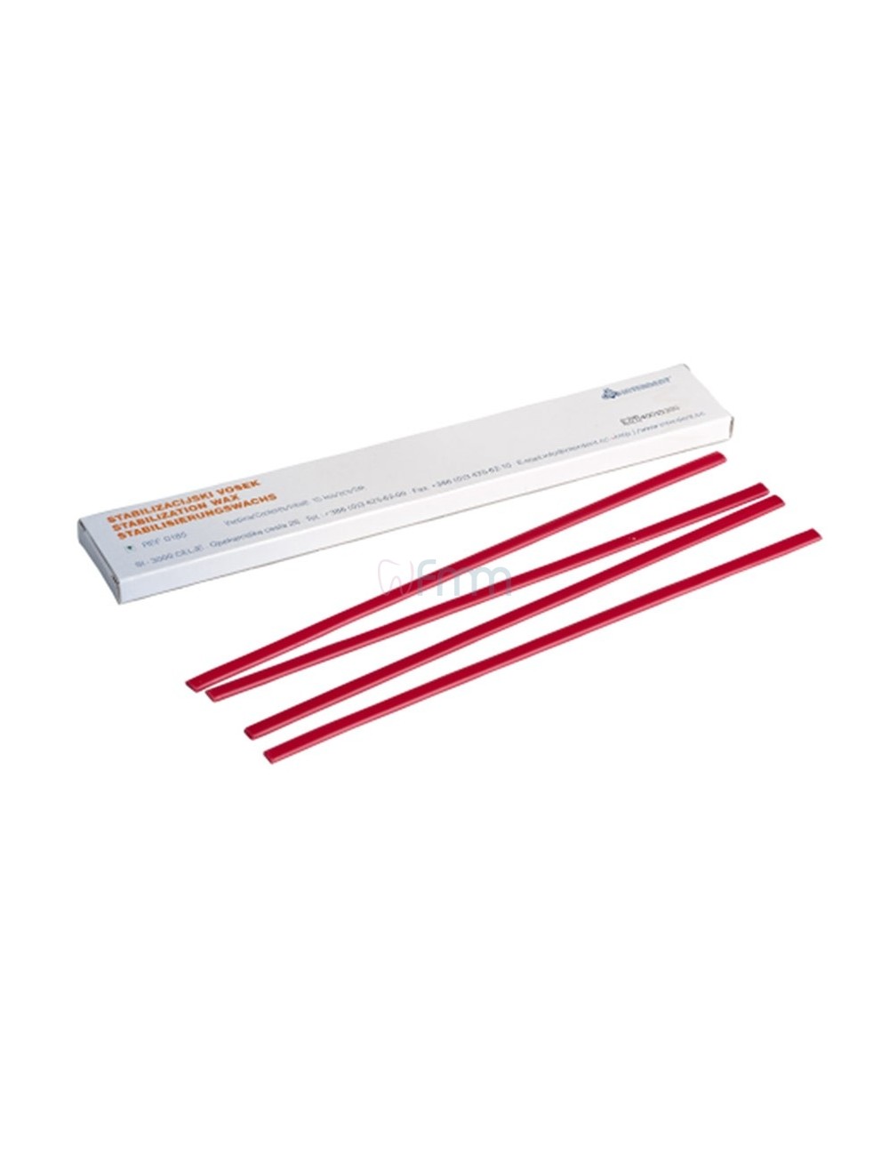 CIRE A EMBOXER ROUGE, BOITE DE 15 BANDES