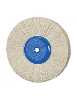 BROSSE POILS DE CHEVRE DOUX BLANC, DIA. EXT. 90 MM   LA BROSSE