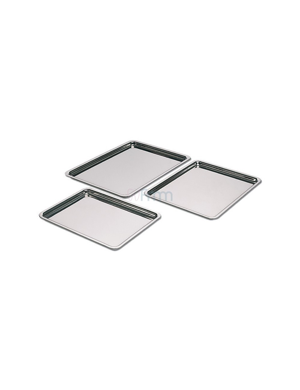 PLATEAU INOX GRANDE TAILLE 20 X 15 X 1,5 CM