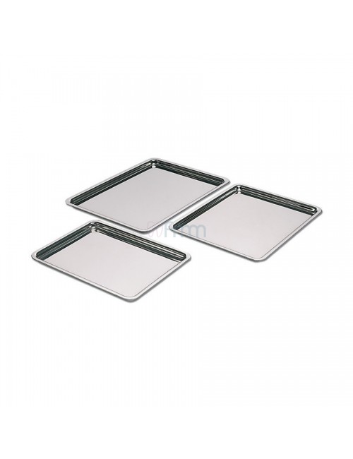 PLATEAU INOX PETITE TAILLE 20 X 10CM X 1,5 CM