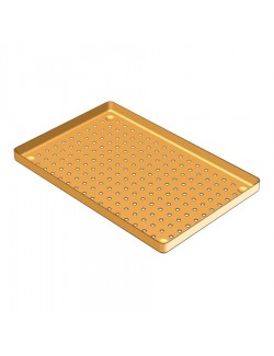 PLATEAU ALU PERFORE GRANDE TAILLE, 28,4X18,3X1,7 CM