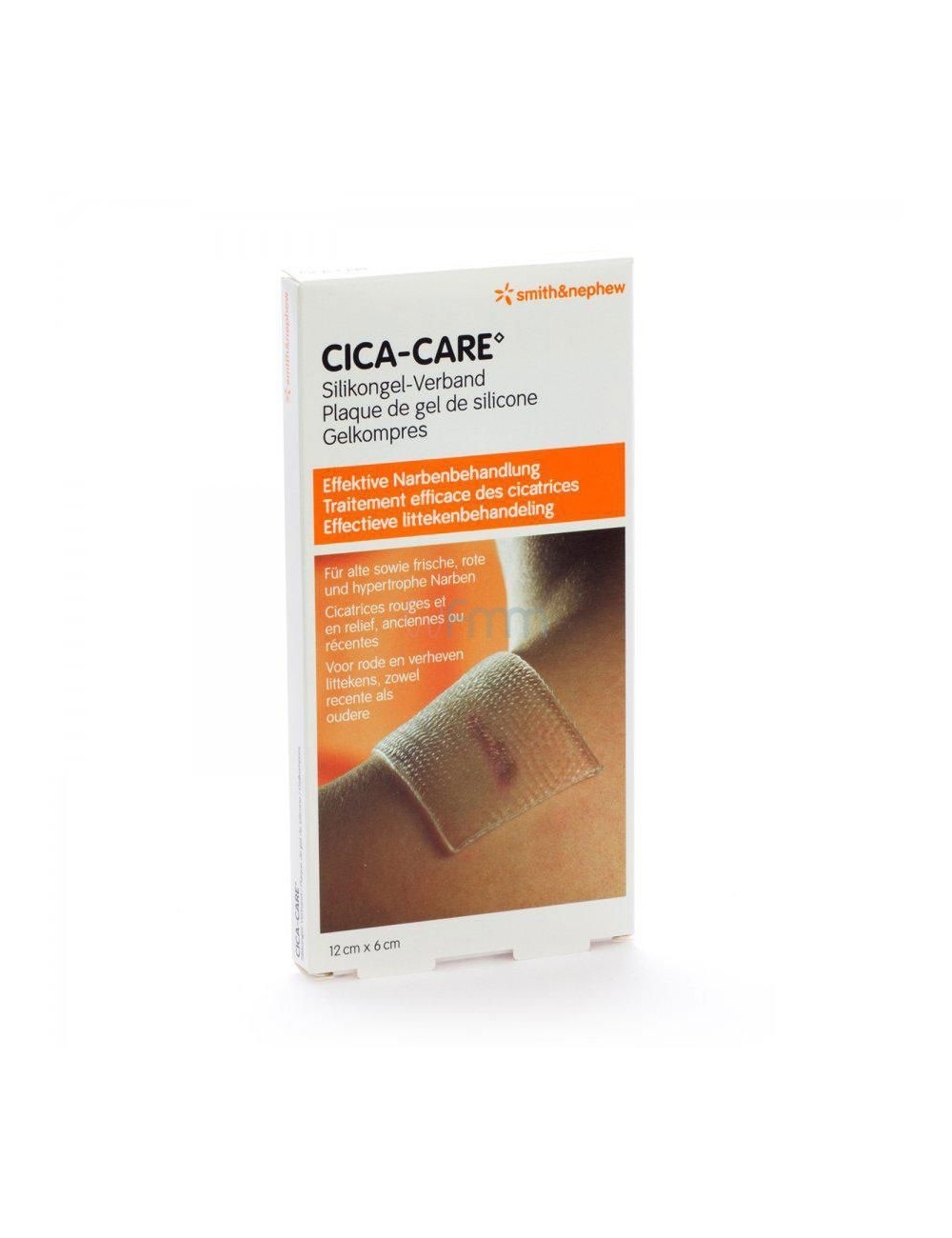 CICA-CARE◊ - PLAQUE DE GEL DE SILICONE 6 X 12 CM (BOITE DE 30)