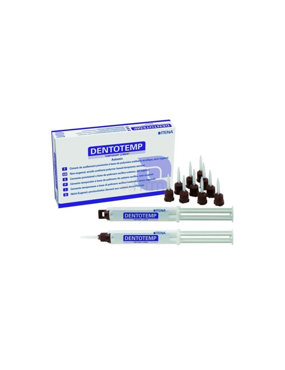 CIMENT SCELLEMENT PROVISOIRE DENTOTEMP AUTOMIX 2X5 ML + 20 EMBOUTS