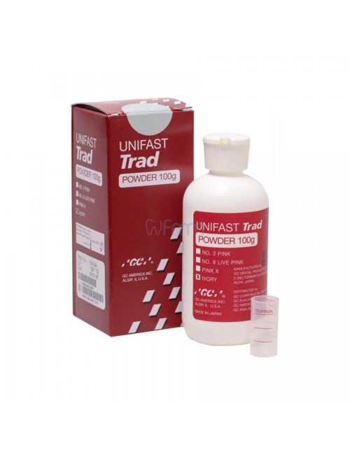 GC UNIFAST TRAD POUDRE 100 GRS IVOIRE, RESINE AUTO PROVISOIRE