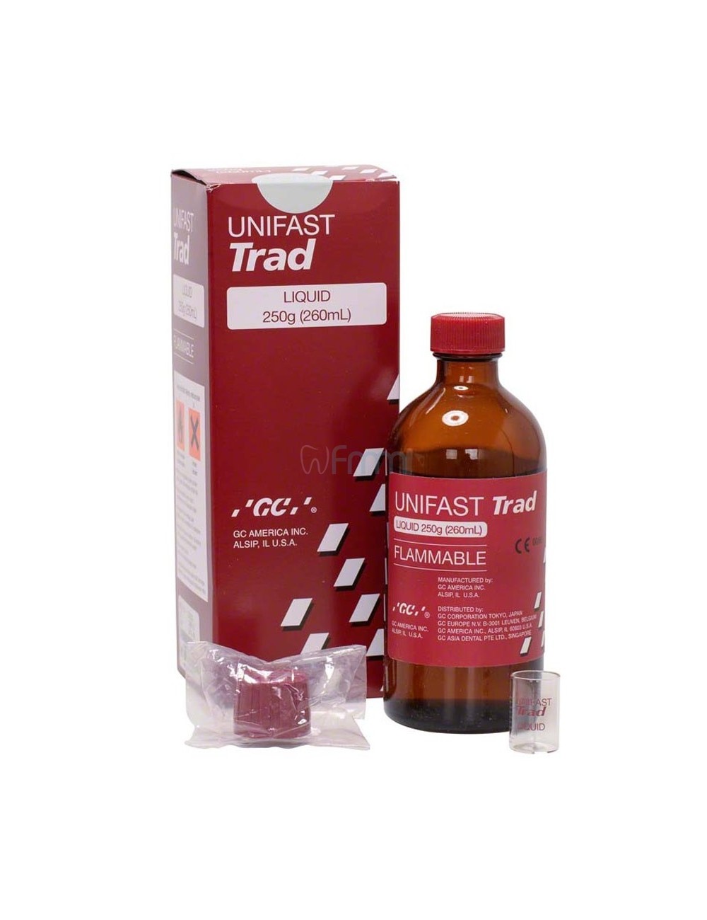 GC UNIFAST TRAD LIQUIDE 260 ML, RESINE AUTO PROVISOIRE*