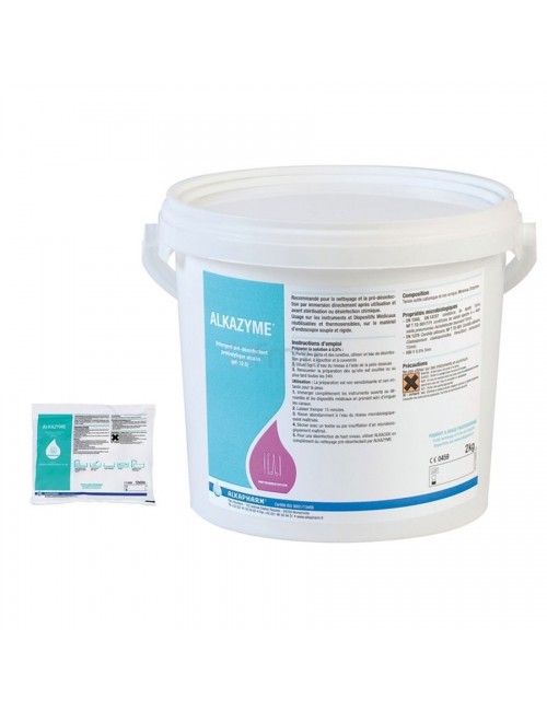 ALKAZYME POUDRE 5 KGS (A 0,5 %, POUR 1000 LITRES DE SOLUTION)