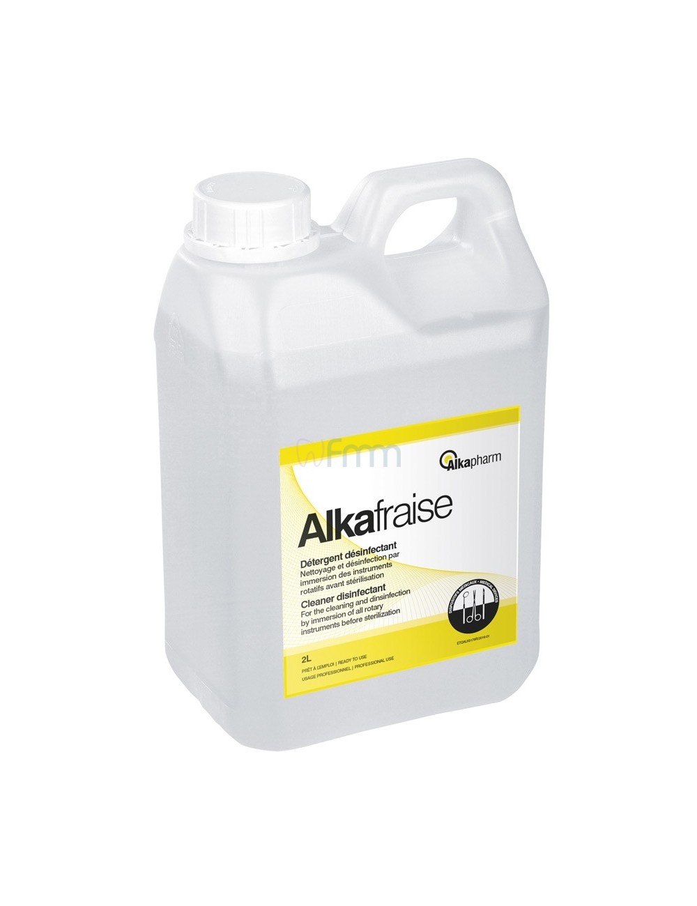 ALKAFRAISE DESINFECTANT INSTRUMENTS ROTATIFS BIDON DE 2 LITRES*