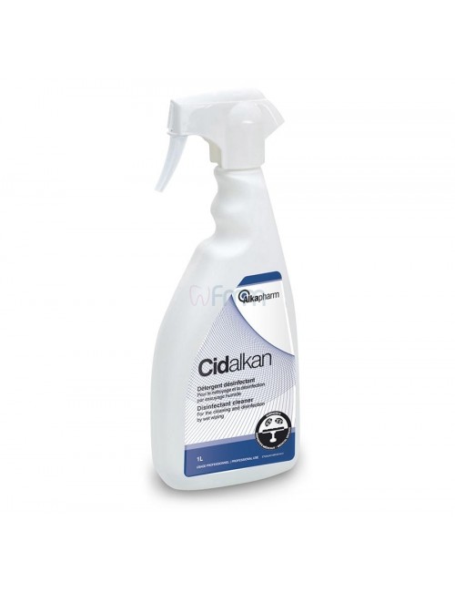 CIDALKAN DESINFECTANT SURFACES EQUIPEMENTS SPRAY 1 LITRE*