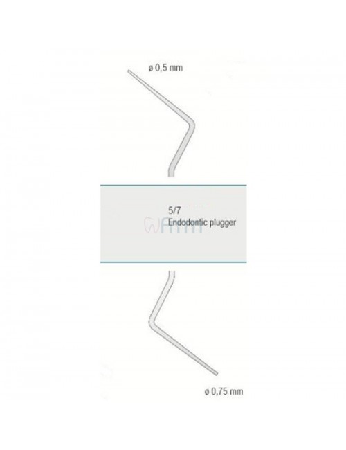 FOULOIR PLUGGER ENDODONTIQUE 5/7