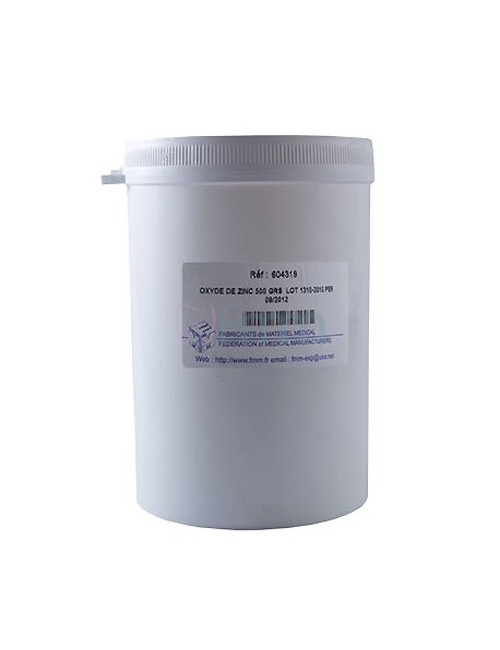 OXYDE DE ZINC 500 GRS*