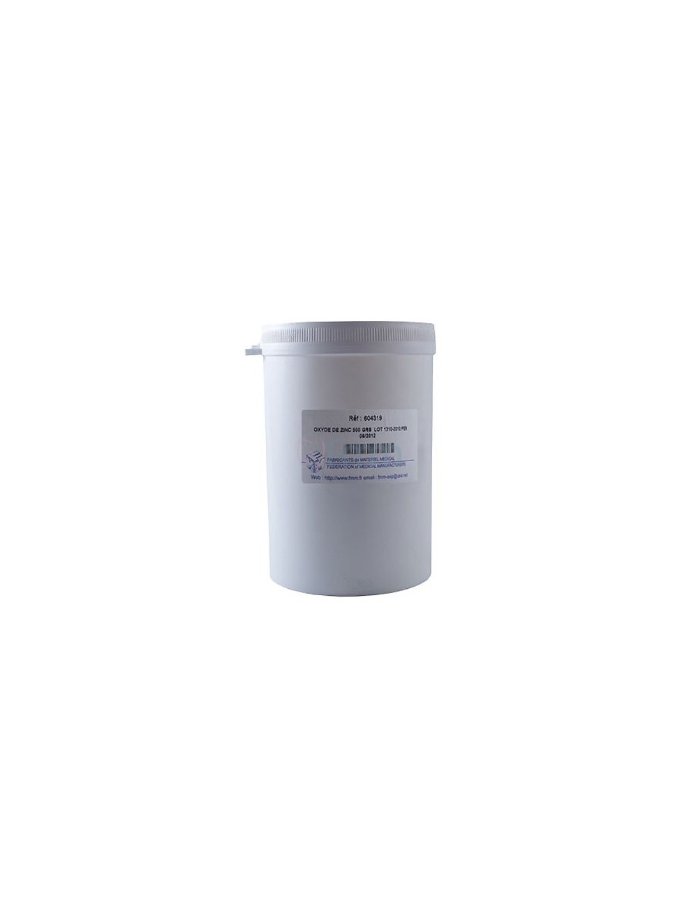 OXYDE DE ZINC 500 GRS*