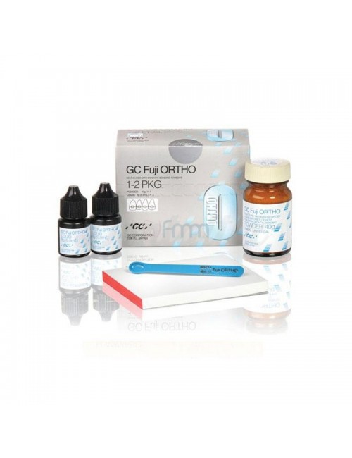 GC FUJI ORTHO POUDRE 40 GRS + 2 LIQUIDES 6,8 ML + ACCESSOIRES